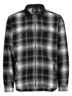 Swetry męskie - Quicksilver Kardigan "Quarrywood" w kolorze czarno-szarym - miniaturka - grafika 1