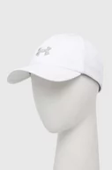 Czapki damskie - Under Armour czapka z daszkiem kolor biały z aplikacją - miniaturka - grafika 1