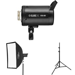 GlareOne Zestaw Vega 400 SoftKit 60x90 PRO - Lampy studyjne - miniaturka - grafika 1