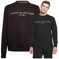 Bluzy męskie - tommy hilfiger bluza meska EST 1985 bluza czarna meska PREMIUM Tommy hilfiger bluza czarna est 1985 czarna r.S - miniaturka - grafika 1