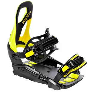 Wiązania snowboardowe Raven s230 (black/lemon) 2023 - Wiązania snowboardowe - miniaturka - grafika 1