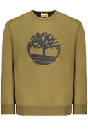 Bluzy męskie - ZIELONA BLUZA MĘSKA BEZ ZAMKA TIMBERLAND - Timberland - miniaturka - grafika 1