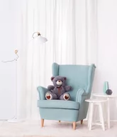 Maskotki i pluszaki - Miś Gustaw, duży miękki Miś Valor, 70 cm, szary - miniaturka - grafika 1