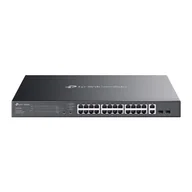 Pozostałe akcesoria sieciowe - TP-Link Omada ES228GMP łącza sieciowe Zarządzany L2 Gigabit Ethernet (10/100/1000) Obsługa PoE Czarny ES228GMP - miniaturka - grafika 1
