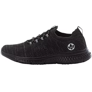 Rieker Damskie sneakersy N9474, szary, 38 EU - Sneakersy damskie - miniaturka - grafika 1