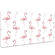 Podkładki pod mysz - Podkładka pod mysz i klawiaturę Flamingi 100x50 cm, Dywanomat - miniaturka - grafika 1