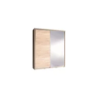 Szafy - Szafa 155 z Lustrem Penelopa Maridex Biały Mat - miniaturka - grafika 1