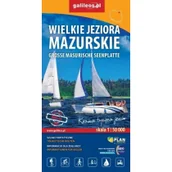 Atlasy i mapy - Plan Mapa tur. - Wielkie Jeziora Mazurskie 1:50 000 praca zbiorowa - miniaturka - grafika 1