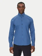Koszule męskie - Calvin Klein Koszula K10K114298 Niebieski Slim Fit - miniaturka - grafika 1