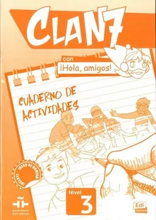 NOWELA Clan 7 con Hola, amigos! 3 Xeszyt ćwiczeń - Edinumen - Książki do nauki języka hiszpańskiego - miniaturka - grafika 1