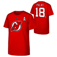 Koszulki sportowe męskie - Koszulka dziecięca Fanatics flat alt. Captain N N SS Ondřej Palát New Jersey Devils 10-12 lat - miniaturka - grafika 1