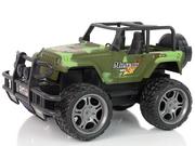 Samochody i pojazdy dla dzieci - Terenowy Jeep Cross-Country R/C 1:16 moro - Leantoys - miniaturka - grafika 1