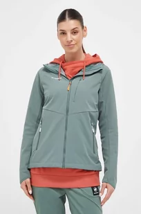 Mammut kurtka outdoorowa Ultimate Comfort SO kolor zielony - Kurtki damskie - miniaturka - grafika 1