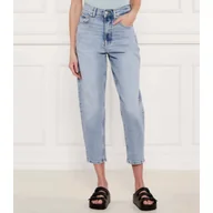 Spodnie damskie - Tommy Jeans Jeansy Tapered fit high waist - miniaturka - grafika 1