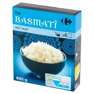 Carrefour Ryż basmati 400 g (4 x 100 g) - Ryż - miniaturka - grafika 1