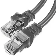 Kable komputerowe i do monitorów - Patchcord UTP kat. 5e 1,0m SZARY - miniaturka - grafika 1