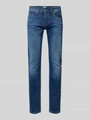 Spodnie męskie - Jeansy o kroju slim fit z 5 kieszeniami - miniaturka - grafika 1