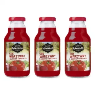 Sady Wincenta Sok warzywny naturalnie mętny tłoczony Zestaw 3 x 330 ml - Soki i napoje niegazowane - miniaturka - grafika 1