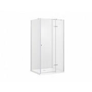 Kabiny prysznicowe - BESCO PKP-90-195-B PIXA BLACK NEW kabina kwadratowa przejrzyste szkło 90 x 90 x 195prawa - miniaturka - grafika 1