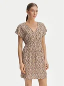 Sukienki - ONLY Sukienka letnia Nova 15342707 Brązowy Regular Fit - miniaturka - grafika 1