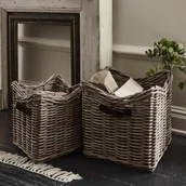 Akcesoria kominkowe - Kosz, zestaw 2 szt. Morrilton - miniaturka - grafika 1