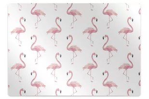 Podkładka pod krzesło obrotowe Flamingi 140x100 cm - Podnóżki, podpórki, podkładki - miniaturka - grafika 1