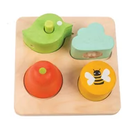 Zabawki sensoryczne - Tender Leaf Toys, zabawka sensoryczna Ogród - kształty i dźwięki - miniaturka - grafika 1