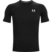 Koszulki męskie - Under Armour Under Armour Męska koszulka Heatgear Armour Compression czarny Black/White (001) M 1361518-001-Medium - miniaturka - grafika 1