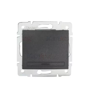 Kanlux Łącznik zwierny DOMO 01-1021-241 gr 24891 - Wyłączniki światła i elektryczne - miniaturka - grafika 1