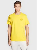 Koszulki męskie - New Balance T-Shirt MT23502 Żółty Relaxed Fit - miniaturka - grafika 1