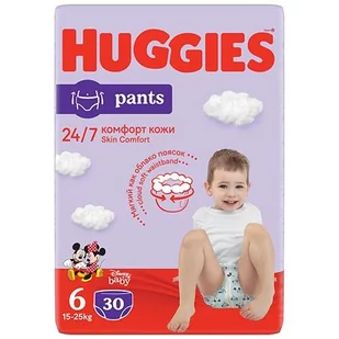 Huggies Pants Jumbo 6 15-25 kg) 30 szt pieluchomajtki - Pieluchy - miniaturka - grafika 1