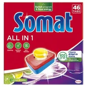 Środki do zmywarek - Somat Tabletki do zmywarki All in One Lemon 46 tab. - miniaturka - grafika 1