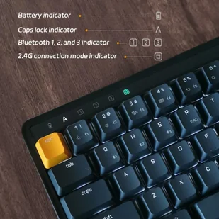 MIIIW POP Series Z680cc Mechanical Keyboard 68 Keys Three-mode - Gateron Brown Switch - Klawiatury - miniaturka - grafika 5
