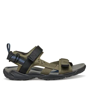 Sandały Geox U Terreno + Grip U4550B 011EK C3009 Khaki - Sandały męskie - miniaturka - grafika 1
