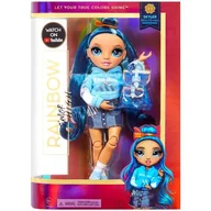 Lalki dla dziewczynek - MGA Entertainment Rainbow High Junior High Fashion Doll Skyler Bradshaw Blue 580010 580010 - miniaturka - grafika 1