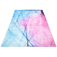 Dywany - Różowo-niebieski dywan nowoczesny - Valano 4X - miniaturka - grafika 1