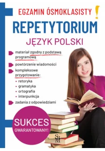 Egzamin ósmoklasisty. Repetytorium. Język polski - Filologia i językoznawstwo - miniaturka - grafika 1