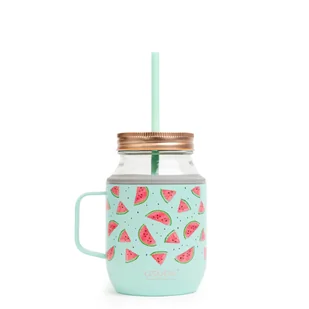 Asobu kubek ze słomką moonshine teal, 540ml - Kubki dla dzieci - miniaturka - grafika 1