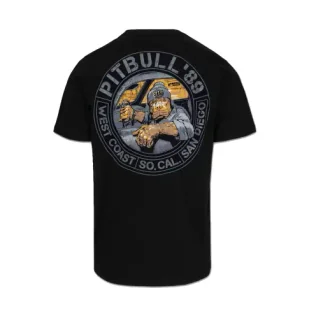 Pit Bull T-shirt Koszulka Męska Driving Black - Koszulki sportowe męskie - miniaturka - grafika 1