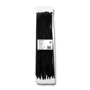 QOLTEC Opaski zaciskowe 7.2x400mm nylon UV 50szt. czarne (52222) - Pozostałe akcesoria sieciowe - miniaturka - grafika 1