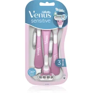 Maszynki do golenia i wkłady - Gillette Venus Sensitive 3 szt maszynka do golenia dla kobiet - miniaturka - grafika 1