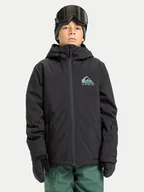 Kurtki narciarskie - Quiksilver Kurtka snowboardowa Mission EQBTJ03230 Czarny Regular Fit - miniaturka - grafika 1