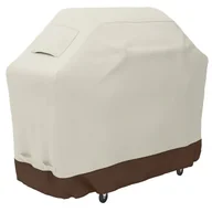 Pokrowce na grilla - Pokrowiec na grilla ogrodowego, 152 x 66 x 127 cm, tkanina Oxford 420D, beżowo-jasnobrązowa. - miniaturka - grafika 1