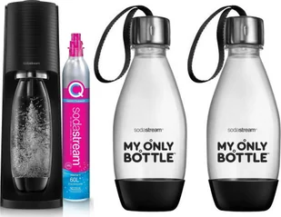 Saturator Sodastream Terra + 1 butelka + gaz Czarny + 2x 0,5L - Saturatory - miniaturka - grafika 1
