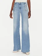 Spodnie damskie - ViCOLO Jeansy DD5079 Niebieski Regular Fit - miniaturka - grafika 1