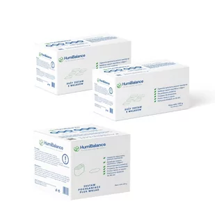 Osuszacz powietrza HumiBalance Zestaw Pochłaniacza Wilgoci Pro+ z 10 dodatkowymi wkładami HumiBalance - Domowe osuszacze powietrza - miniaturka - grafika 1