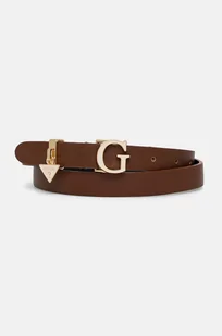 Guess pasek MELODIE damski kolor brązowy W4BZ20 WGMY0 - Paski - miniaturka - grafika 1