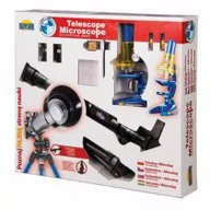Mikroskopy i lupy - Teleskop i Mikroskop Zestaw naukowy dla dzieci - miniaturka - grafika 1