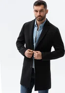 Płaszcze męskie - Ombre Płaszcz Męski Elegancki Jesienno-Zimowy Kieszenie Guziki 4 Kolory S-XXL - miniaturka - grafika 1