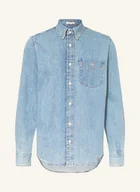 Moda i Uroda OUTLET - Gant Koszula Jeansowa Regular Fit blau - miniaturka - grafika 1